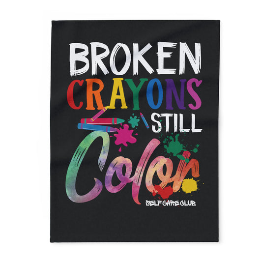 Couverture polaire BCSC Still Color Crayons cassés