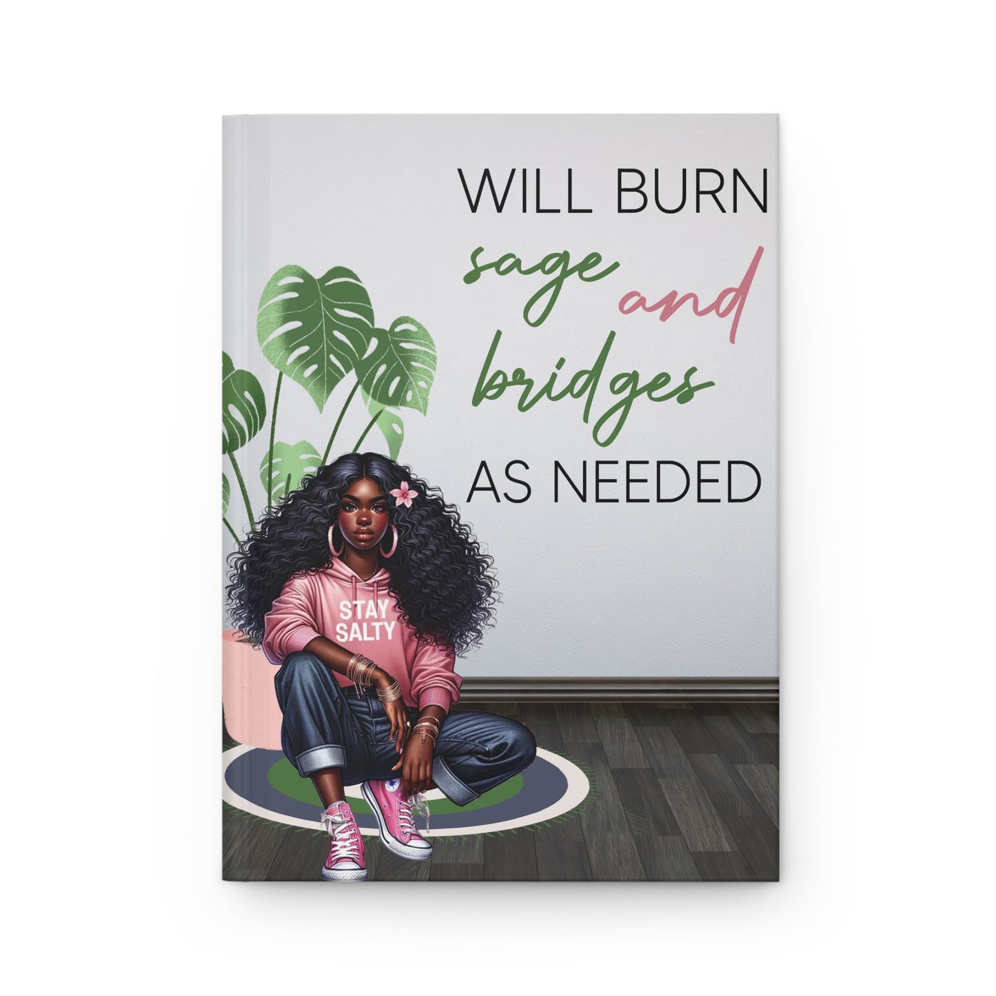 Burning Sage & Bridges Hardcover Journal