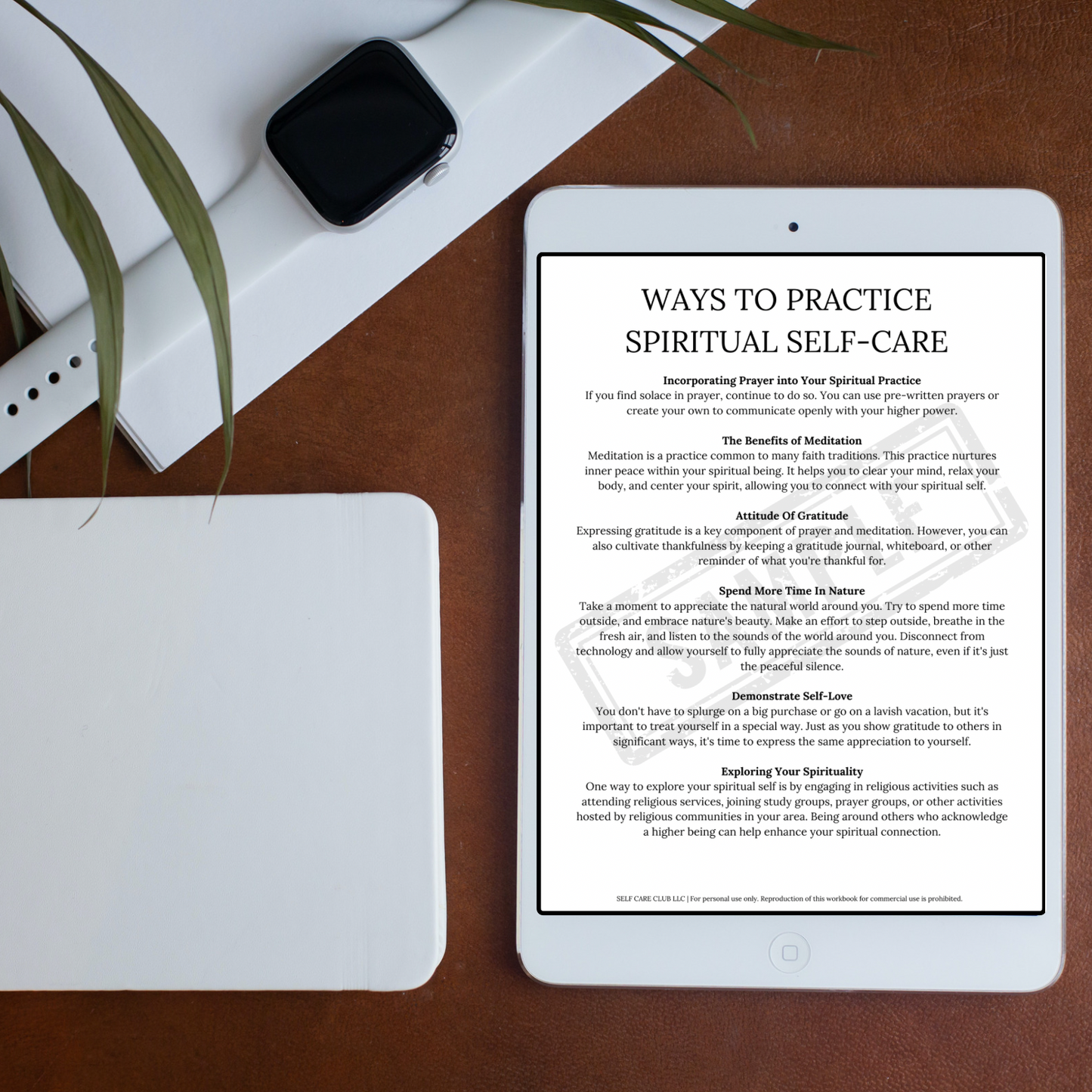 BIBLE STUDY Spiritual Self Care E-Journal