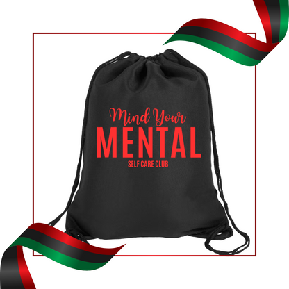 Mind Your Mental SCC Medium Drawstring Bag