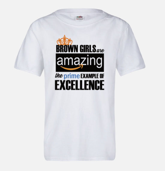 Brown Girls Are Amazing Youth T-Shirt