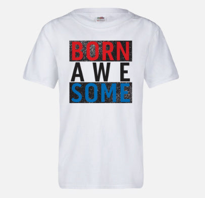 Born Awesome Youth T-Shirt
